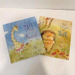 Children's Storybook Set - Too Tall to Twirl & Too Timid to Talk